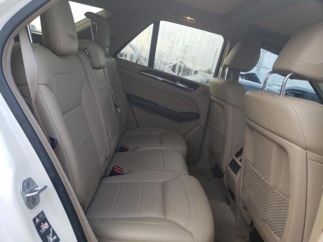 4JGDA5HB6CA017476 - 2012 MERCEDES-BENZ ML 350 4MATIC WHITE photo 10