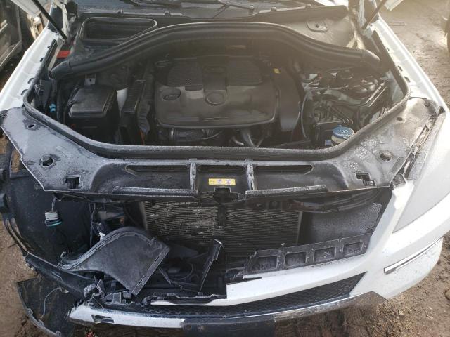 4JGDA5HB6CA017476 - 2012 MERCEDES-BENZ ML 350 4MATIC WHITE photo 11