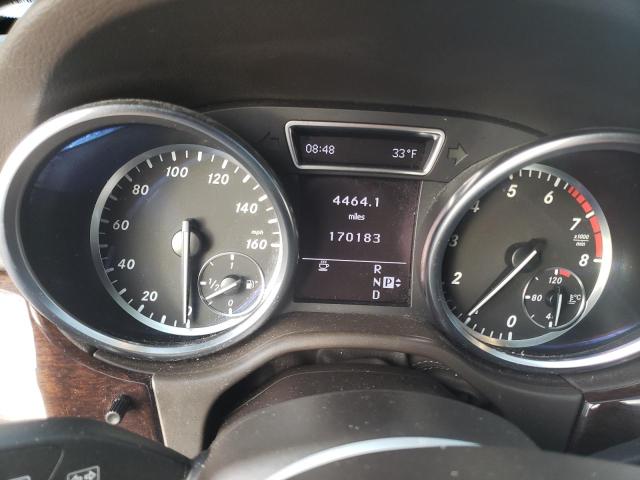 4JGDA5HB6CA017476 - 2012 MERCEDES-BENZ ML 350 4MATIC WHITE photo 9