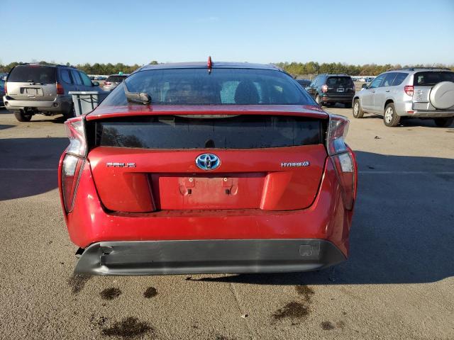 JTDKARFUXG3513950 - 2016 TOYOTA PRIUS RED photo 6