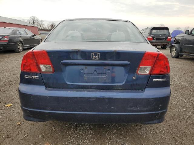 2HGES16364H927000 - 2004 HONDA CIVIC DX VP ლურჯი ფოტო 6