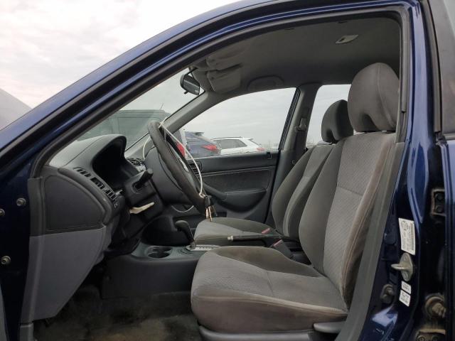 2HGES16364H927000 - 2004 HONDA CIVIC DX VP ლურჯი ფოტო 7