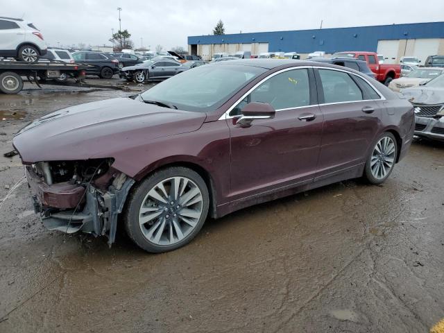 3LN6L5DC8HR624767 - 2017 LINCOLN MKZ SELECT BURGUNDY photo 1