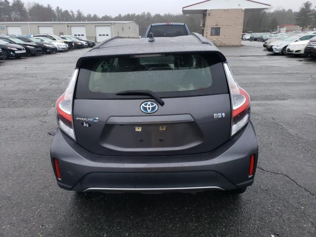 JTDKDTB3XJ1618878 - 2018 TOYOTA PRIUS C GRAY photo 6