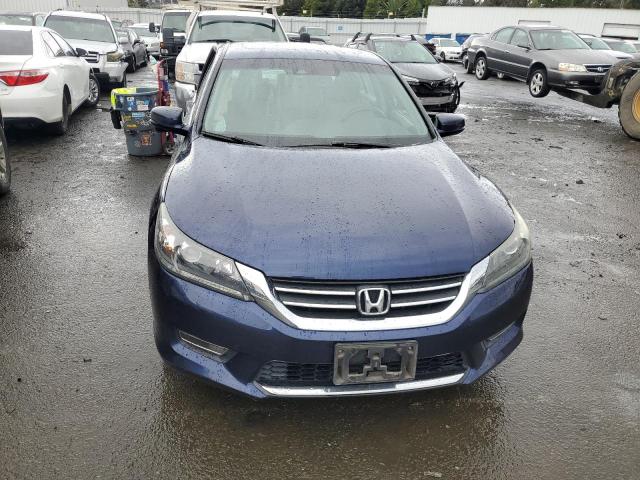 1HGCR2F8XDA058159 - 2013 HONDA ACCORD EXL BLUE photo 5