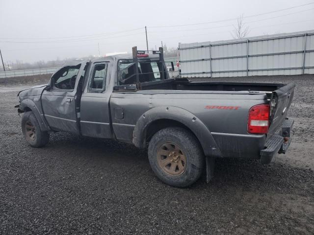 1FTYR44U58PA70979 - 2008 FORD RANGER SUPER CAB GRAY photo 2