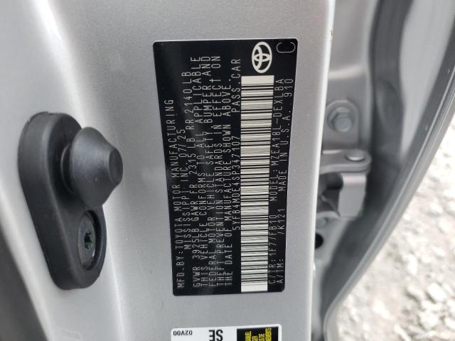 5YFB4MDE4SP347107 - 2025 TOYOTA COROLLA LE 银色 照片 13