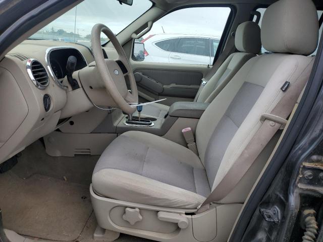 1FMEU63E07UB25941 - 2007 FORD EXPLORER XLT გრაფიტი ფოტო 7