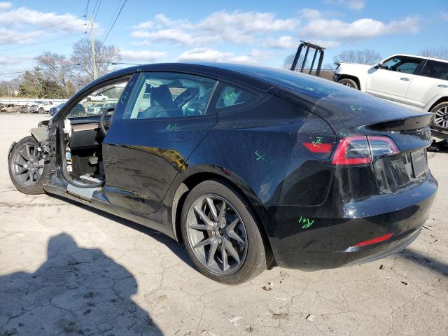 5YJ3E1EA4PF568530 - 2023 TESLA MODEL 3 BLACK photo 2