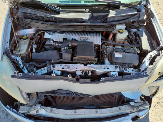 JTDKN3DU4D5550139 - 2013 TOYOTA PRIUS ვერცხლისფერი ფოტო 11