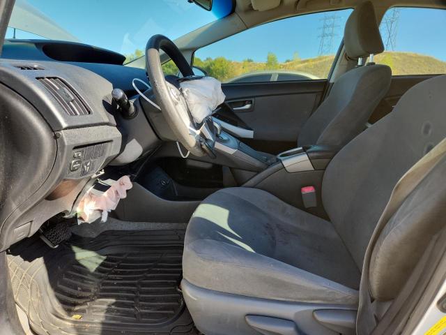 JTDKN3DU4D5550139 - 2013 TOYOTA PRIUS ვერცხლისფერი ფოტო 7
