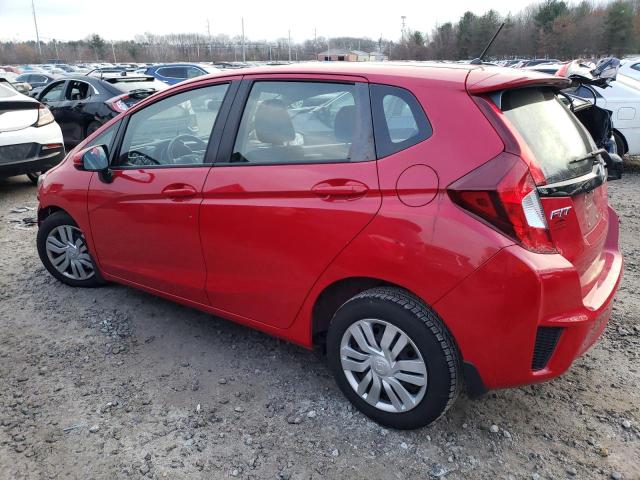 JHMGK5H57GX029615 - 2016 HONDA FIT LX RED photo 2