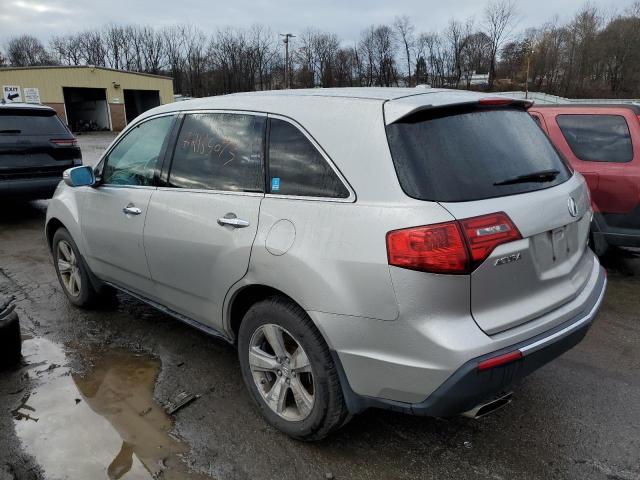 2HNYD2H67BH511886 - 2011 ACURA MDX TECHNOLOGY SILVER photo 2