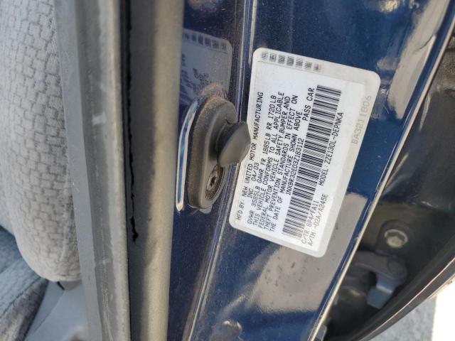 1NXBR32E03Z183112 - 2003 TOYOTA COROLLA CE 蓝色 照片 13