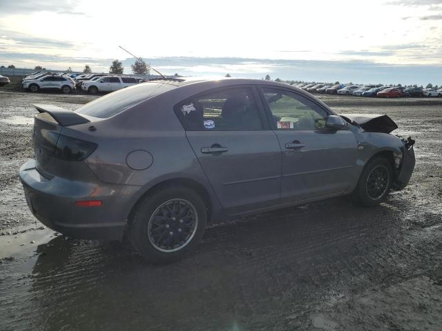 JM1BK12G681174678 - 2008 MAZDA 3 I GRAY photo 3