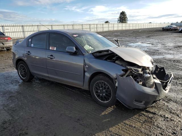 JM1BK12G681174678 - 2008 MAZDA 3 I GRAY photo 4