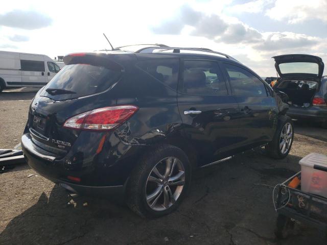 JN8AZ1MW4CW201856 - 2012 NISSAN MURANO S BLACK photo 3