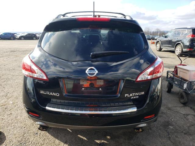 JN8AZ1MW4CW201856 - 2012 NISSAN MURANO S BLACK photo 6