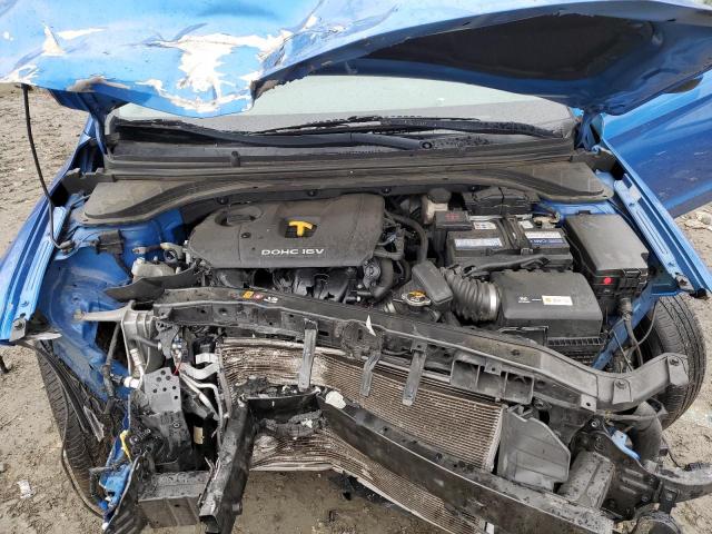 KMHD84LF4HU062633 - 2017 HYUNDAI ELANTRA SE BLUE photo 11