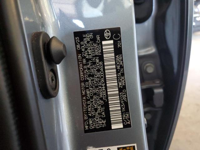 JTDBDMHE9RJ004608 - 2024 TOYOTA COROLLA LE SILVER photo 12