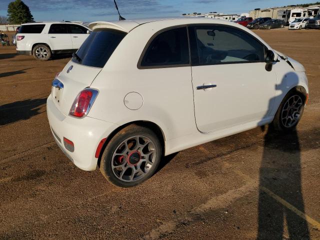 3C3CFFBR7ET292139 - 2014 FIAT 500 SPORT WHITE photo 3