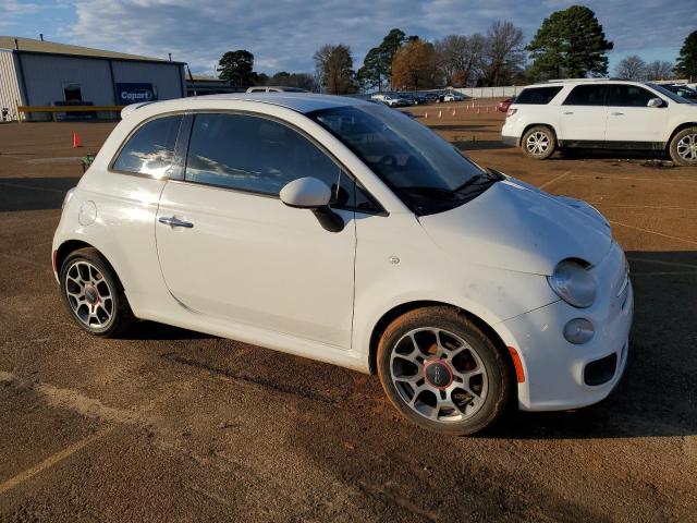 3C3CFFBR7ET292139 - 2014 FIAT 500 SPORT WHITE photo 4