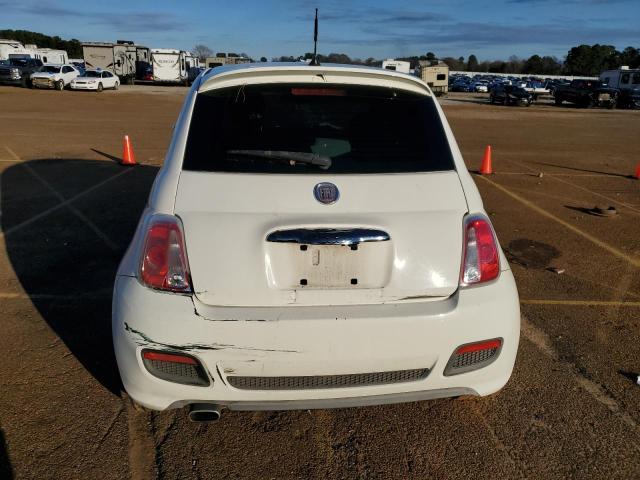 3C3CFFBR7ET292139 - 2014 FIAT 500 SPORT WHITE photo 6