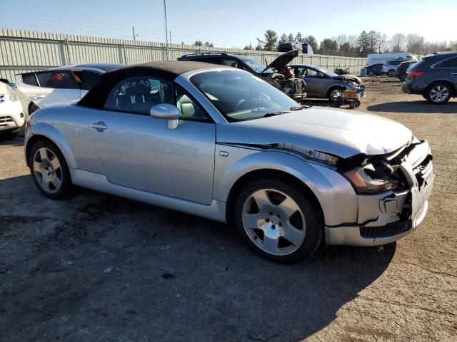 TRUUT28N321011954 - 2002 AUDI TT QUATTRO SILVER photo 4