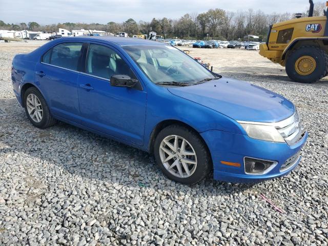 3FAHP0JGXCR422331 - 2012 FORD FUSION SEL BLUE photo 4