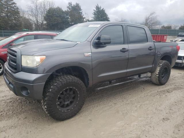 5TFDY5F14BX207914 - 2011 TOYOTA TUNDRA CREWMAX SR5 GRAY photo 1