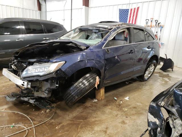 5J8TB4H57GL023011 - 2016 ACURA RDX TECHNOLOGY BLUE photo 1