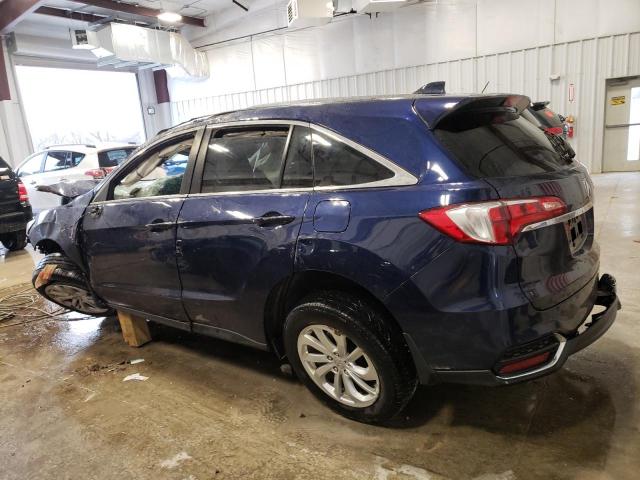 5J8TB4H57GL023011 - 2016 ACURA RDX TECHNOLOGY BLUE photo 2