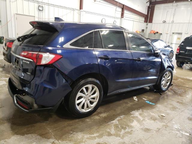 5J8TB4H57GL023011 - 2016 ACURA RDX TECHNOLOGY BLUE photo 3