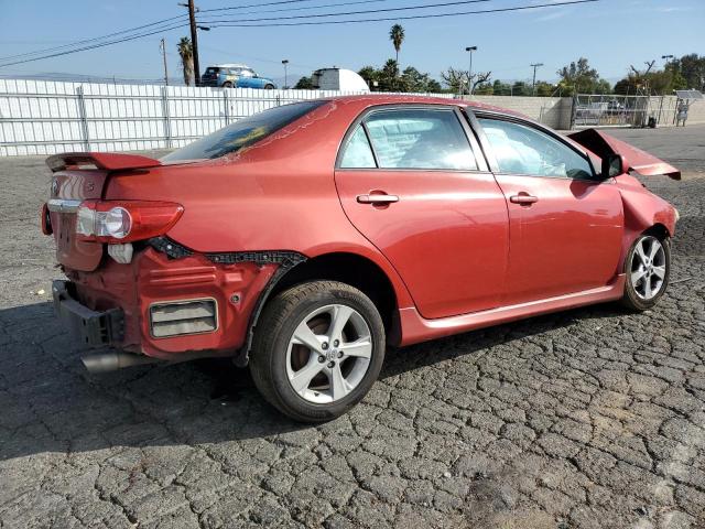 5YFBU4EE1DP095396 - 2013 TOYOTA COROLLA BASE Qırmızı foto 3