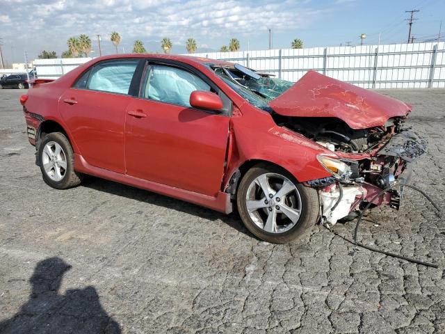 5YFBU4EE1DP095396 - 2013 TOYOTA COROLLA BASE Qırmızı foto 4