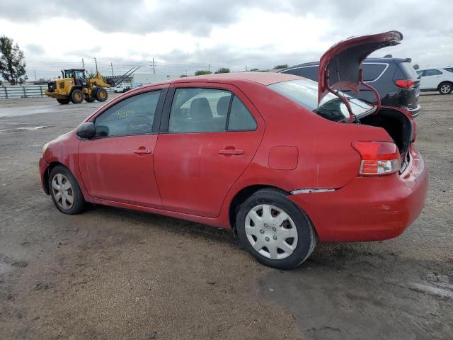 JTDBT4K37B1400553 - 2011 TOYOTA YARIS RED photo 2