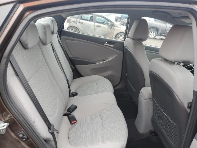 KMHCT4AE9FU802243 - 2015 HYUNDAI ACCENT GLS BROWN photo 10
