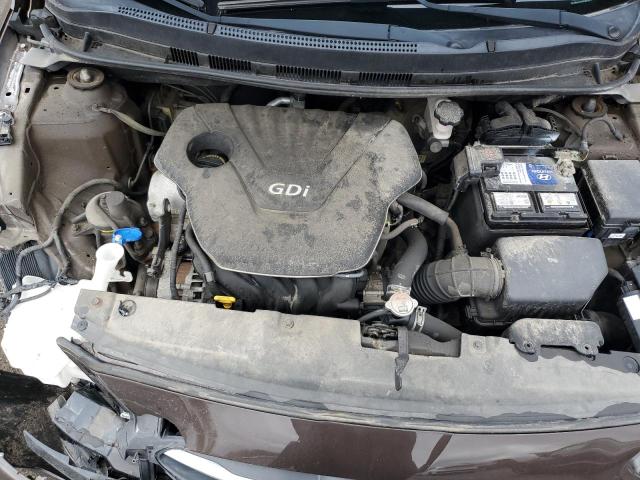 KMHCT4AE9FU802243 - 2015 HYUNDAI ACCENT GLS BROWN photo 11