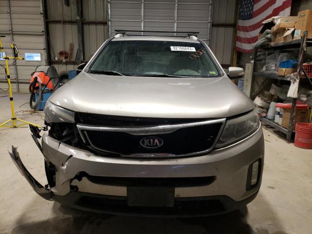 5XYKTCA67FG570973 - 2015 KIA SORENTO LX SILVER photo 5