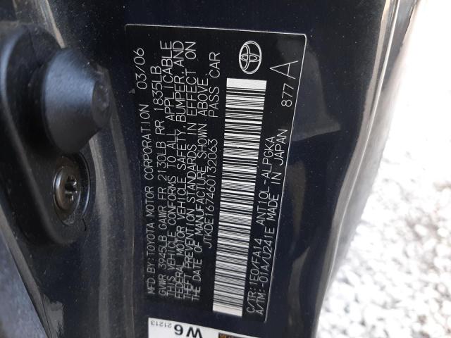 JTKDE167460132063 - 2006 TOYOTA SCION TC 黑色 照片 12