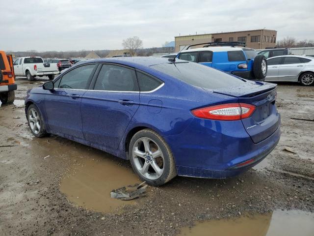 3FA6P0HD2GR215103 - 2016 FORD FUSION SE BLUE photo 2