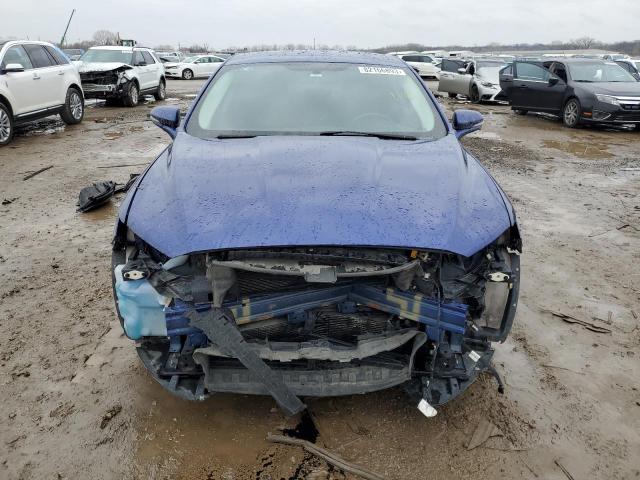 3FA6P0HD2GR215103 - 2016 FORD FUSION SE BLUE photo 5