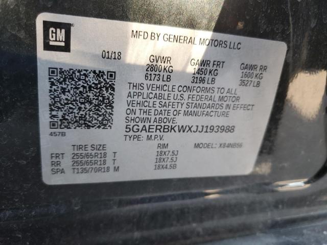 5GAERBKWXJJ193988 - 2018 BUICK ENCLAVE ESSENCE 石墨色 照片 14