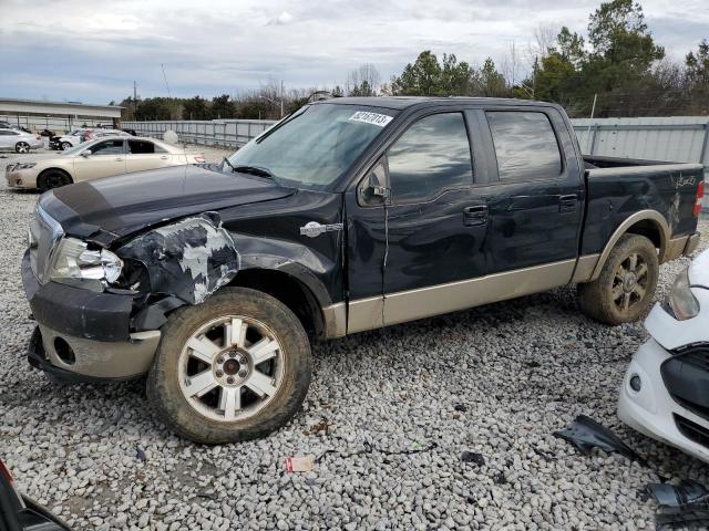 1FTPW14V78KD94668 - 2008 FORD F150 SUPERCREW BLACK photo 1