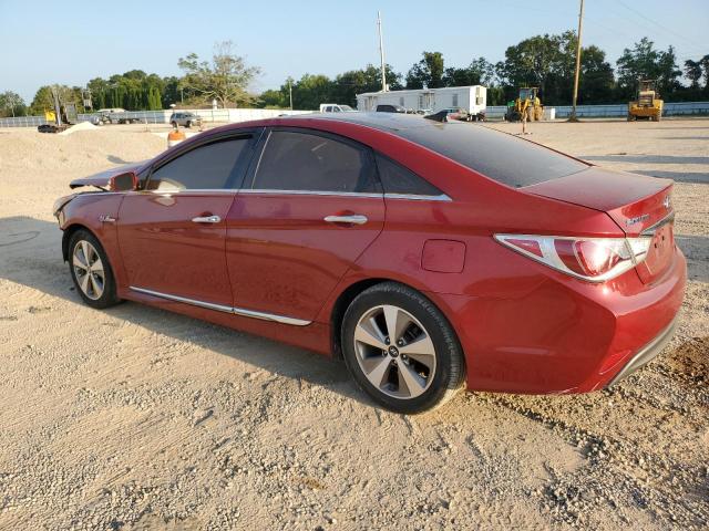 KMHEC4A43CA046552 - 2012 HYUNDAI SONATA HYBRID RED photo 2