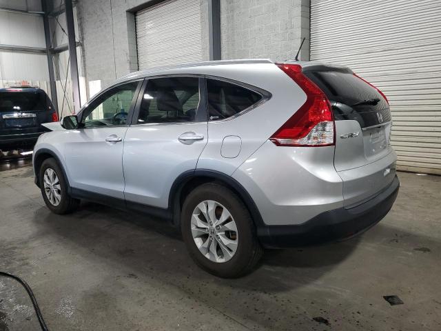 JHLRM4H79CC001206 - 2012 HONDA CR-V EXL SILVER photo 2