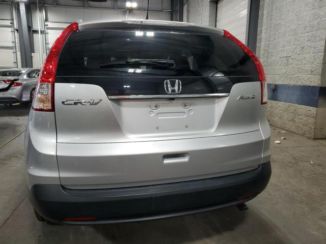 JHLRM4H79CC001206 - 2012 HONDA CR-V EXL SILVER photo 6