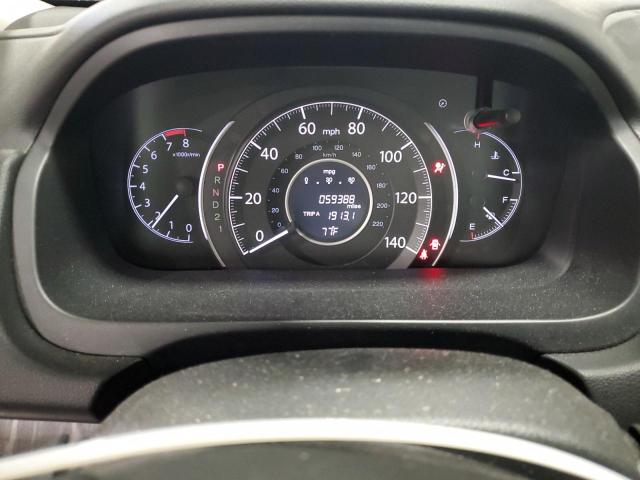 JHLRM4H79CC001206 - 2012 HONDA CR-V EXL SILVER photo 9