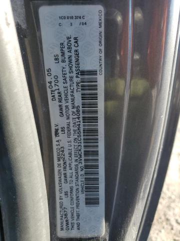 3VWCK31C55M414085 - 2005 VOLKSWAGEN NEW BEETLE GLS 灰色 照片 13