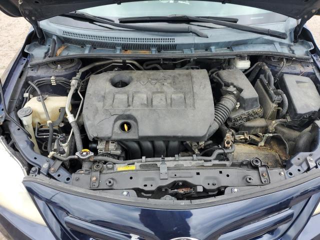 2T1BU4EE2CC889838 - 2012 TOYOTA COROLLA BASE ლურჯი ფოტო 11
